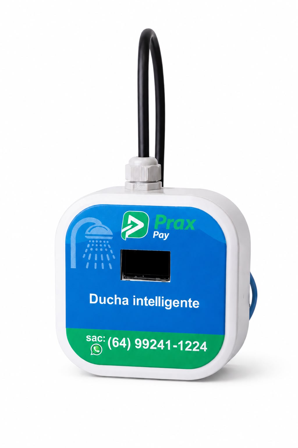 Módulo Banho Automático PRAX PAY instalado para liberação automática do banho